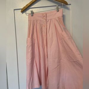 Genuine vintage 80s Bobbie Brooks pink skirt